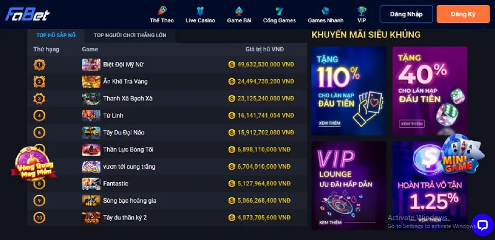 Giao diện cá cược trực tiếp trên điện thoại tại rr8 game